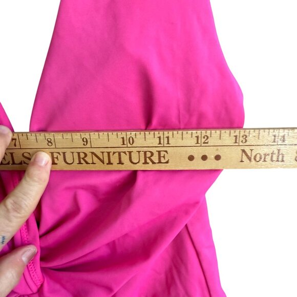 Victoria's Secret Forever V-Neck Plunge One Piece Swimsuit Womens Medium Pink - Picture 6 of 8